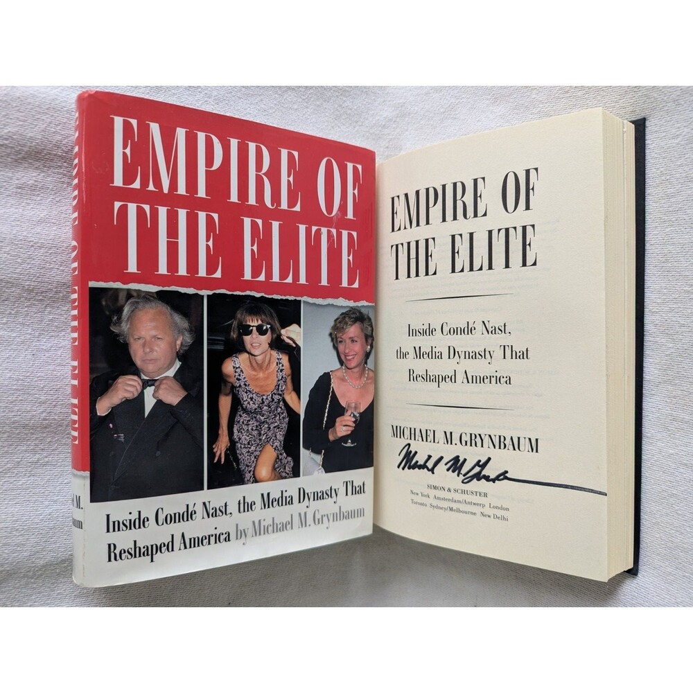 Empire of the Elite Michael M. Grynbaum Hardcover Signed 1st Edition 2025